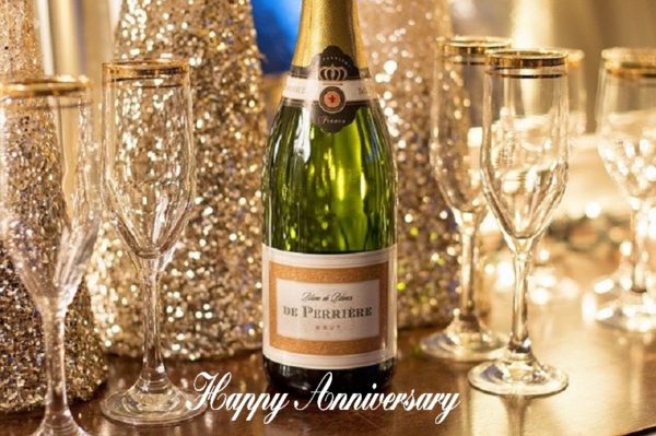 Anniversary Champaign eCard